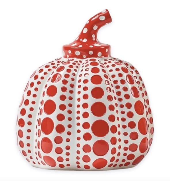 "Pumpkins (Open Edition Red)" di Yayoi Kusama