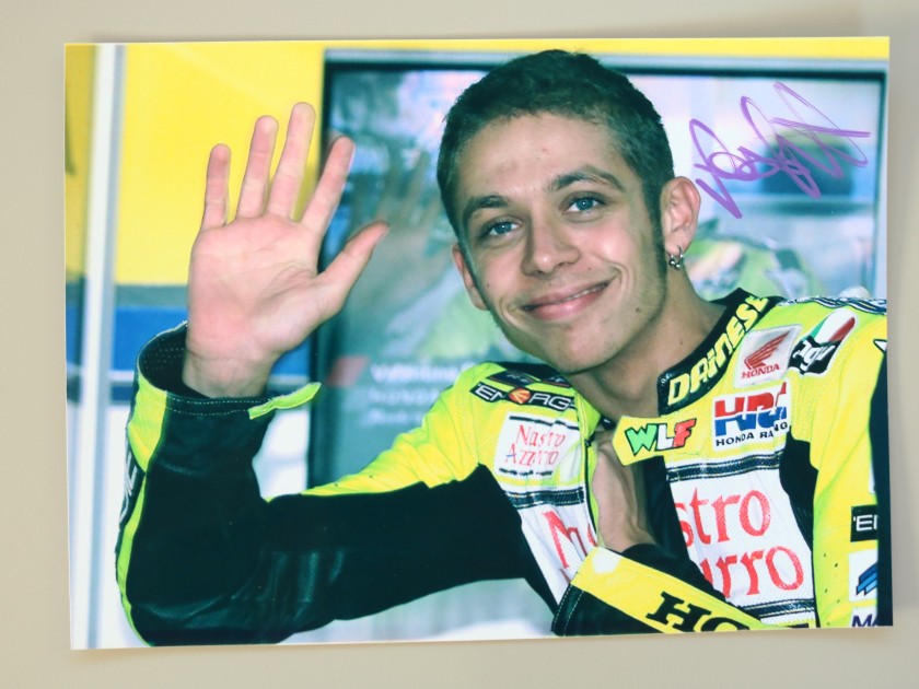 Photograph - Signed by Valentino Rossi