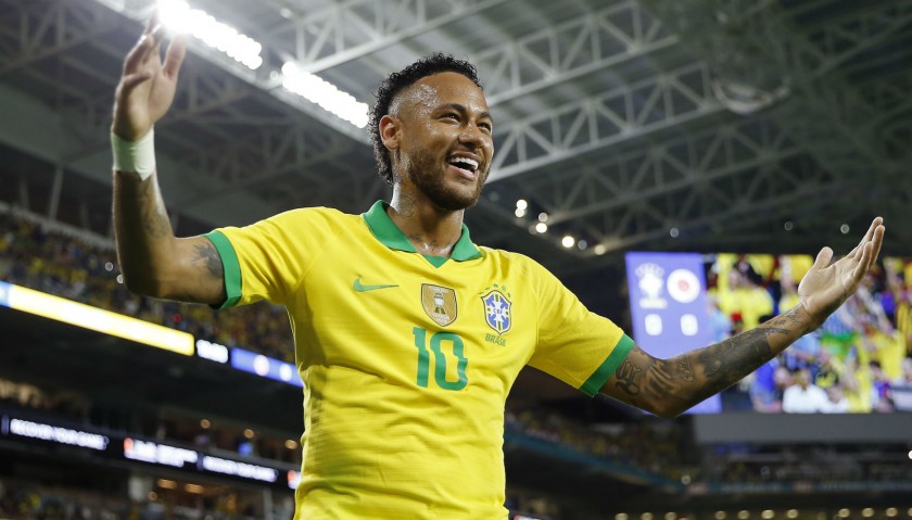 Neymar's Match Shirt, Brazil-Peru 2019