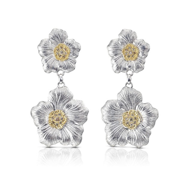 Blossoms Gardenia Earrings Buccellati