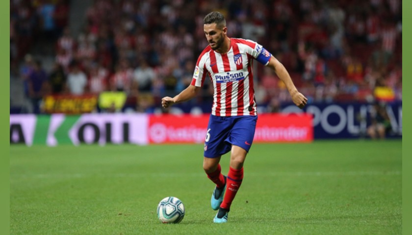 Koke's Official Atletico Madrid Signed Shirt, 2019/20