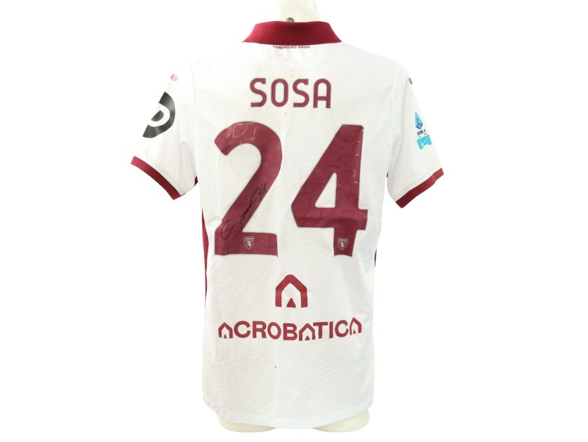 Maglia Sosa Unwashed, Fiorentina vs Torino 2025 - Autografata