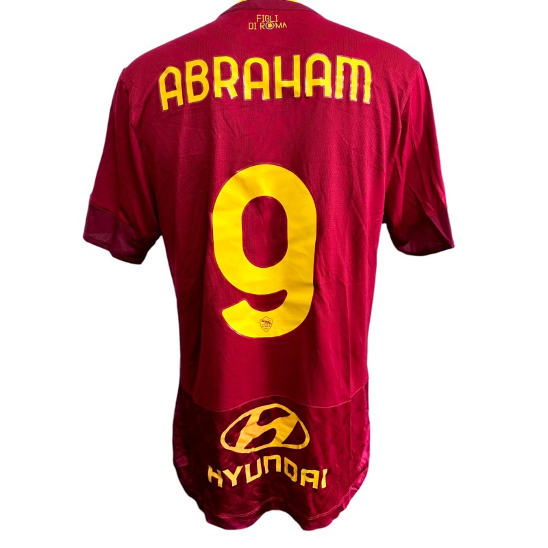 Abraham's Roma Issued Shirt, 2021/22