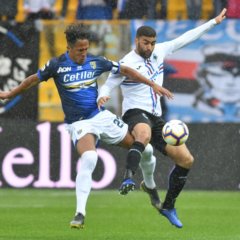 Maglia Defrel indossata Parma-Sampdoria - #Blucrociati