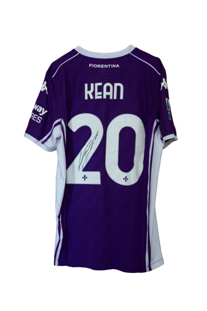Kean's Fiorentina Official Shirt, 2025/26 - Signed