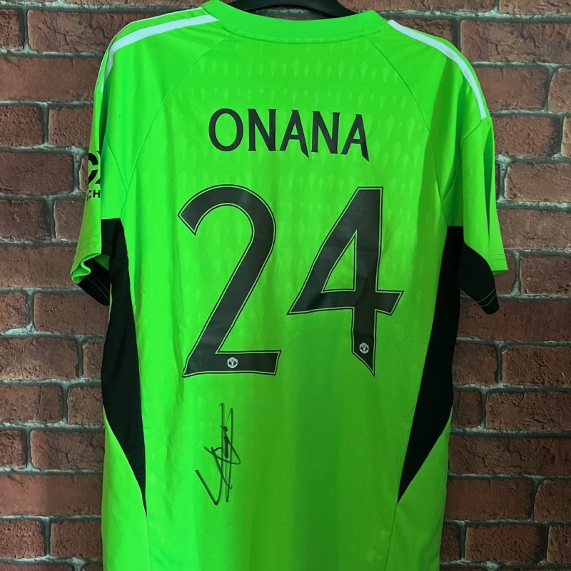 André Onana's Manchester United 2023/24 Signed Shirt