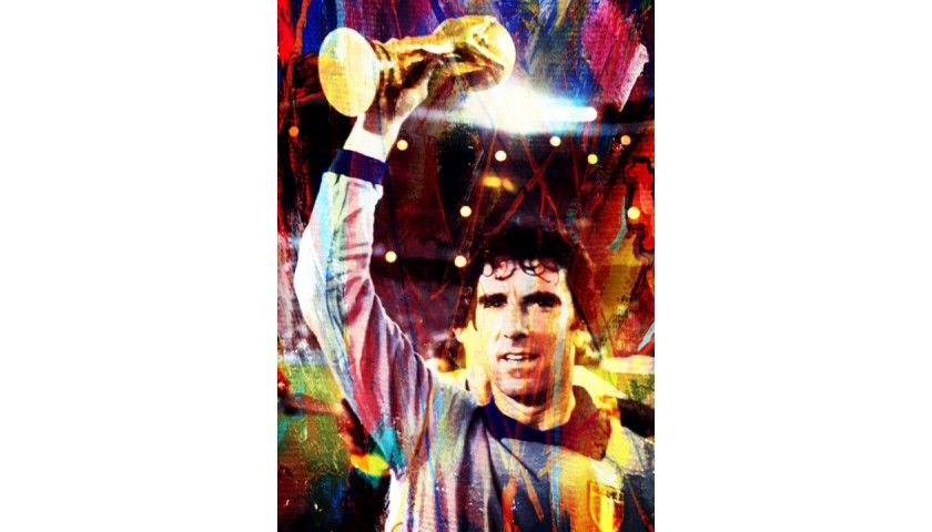 "Dino Zoff World Cup 1982" by Mercury - Signed by Dino Zoff