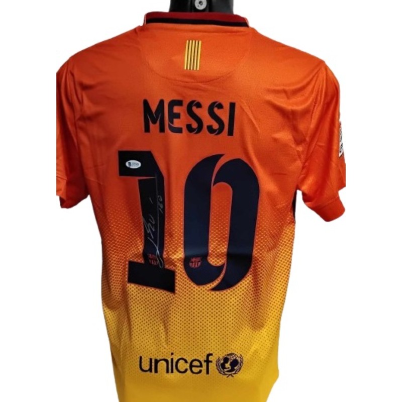 Messi Barcelona Replica Signed Shirt, 2012/13 