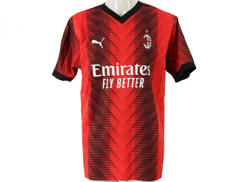 Authentic Reijnders AC Milan Signed Shirt, 2023/24 - CharityStars