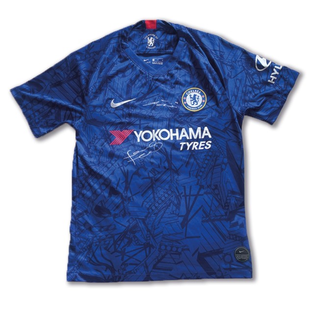 John Terry And Frank Lampard Chelsea Legends Signed Shirt