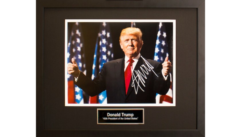 Signed Photo of President Donald Trump