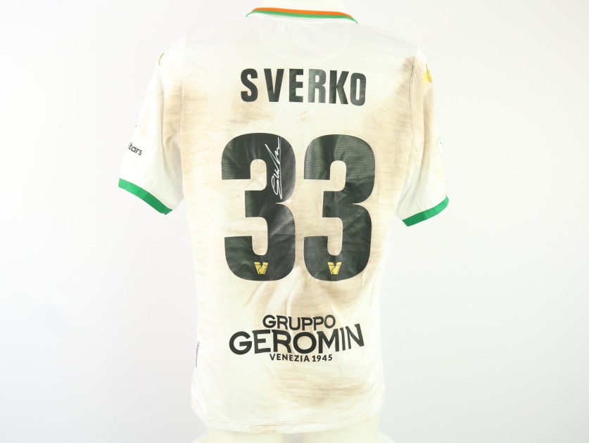 Sverko's Unwashed Signed Shirt, Lecco vs Venezia 2024