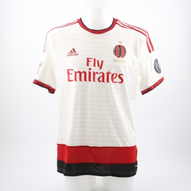 Alex Milan match worn shirt, Serie A 2014/2015