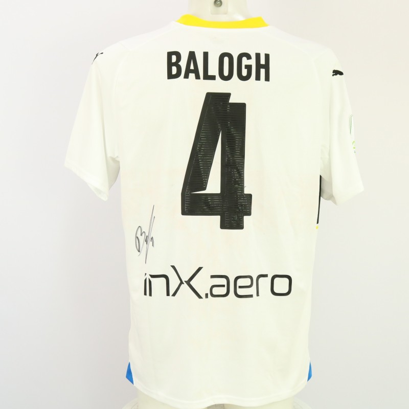 Balogh's Unwashed Signed Shirt, Parma vs Spezia 2024