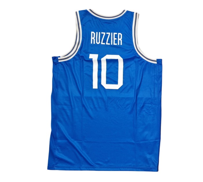 Michele Ruzzier's Italia Basket Match-Issued Jersey