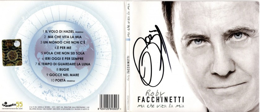 “Ma Che Vita La Mia” CD Signed by Roby Facchinetti