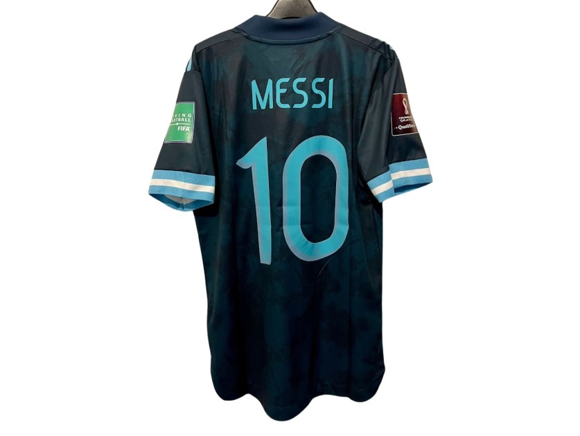 Messi's Match-Issued Shirt, Argentina vs Peru 2021