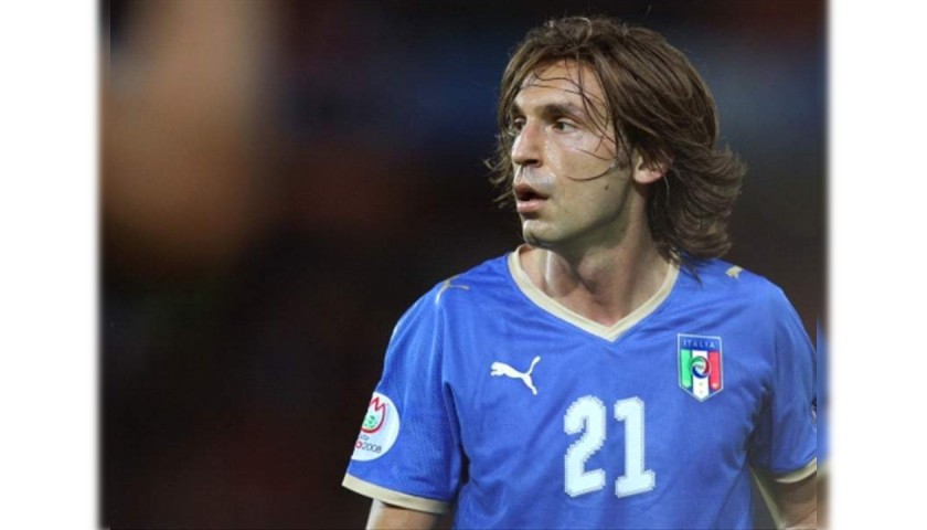 Pirlo's Italy Match Shirt, Euro 2008