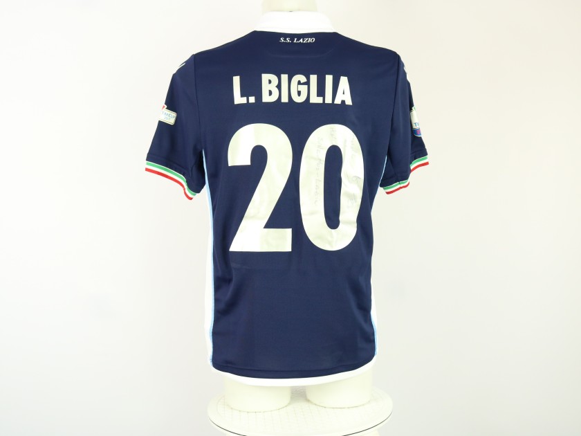Biglia's Signed Match Shirt, Juventus vs Lazio Tim Cup Final 2017 