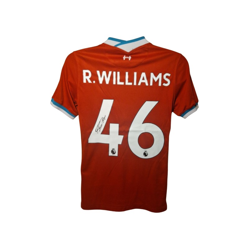 Rhys Williams Signed Liverpool 2020-21 Official Home Football Shirt