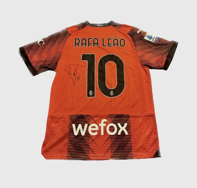 Official Leao Milan 2023/24 Shirt - Signed