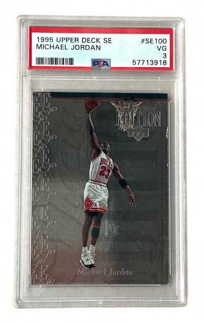 Michael Jordan Collector's Trading Card - Upper Deck Limited Edition 1995 + COA