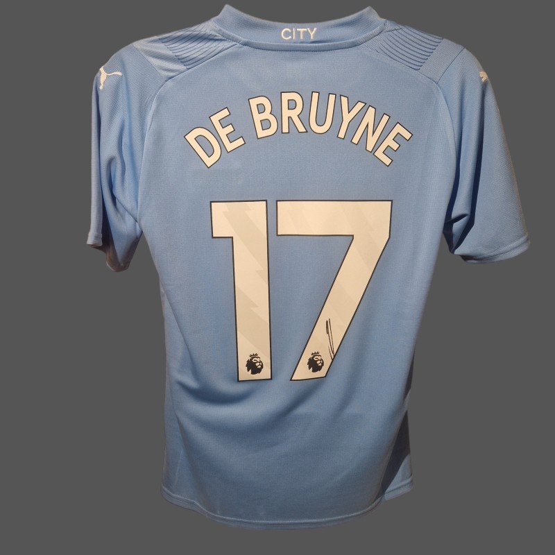 Kevin De Bruyne's Manchester City 2023/24 Signed Official Shirt