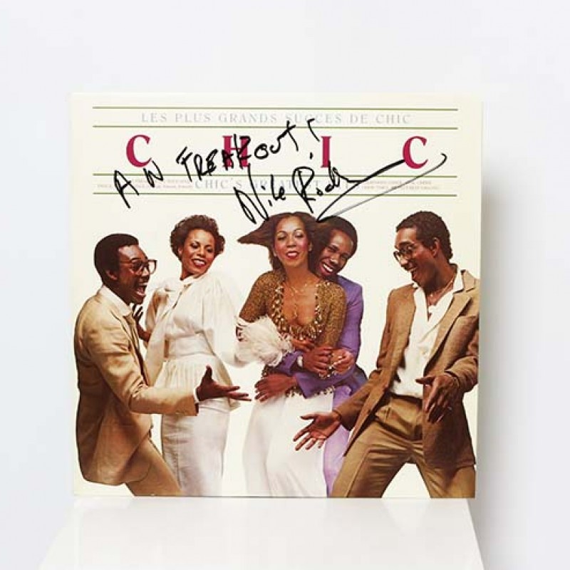 Nile Rodgers Signed CHIC Greatest Hits Vinyl