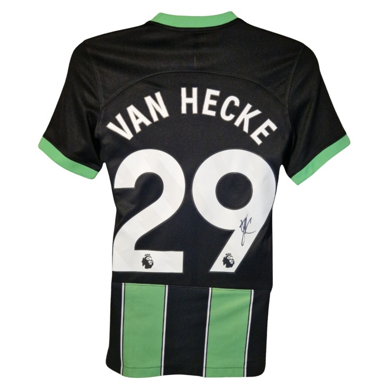 Jan Paul van Hecke Signed Brighton & Hove Albion 2023-24 Away Football Shirt COA