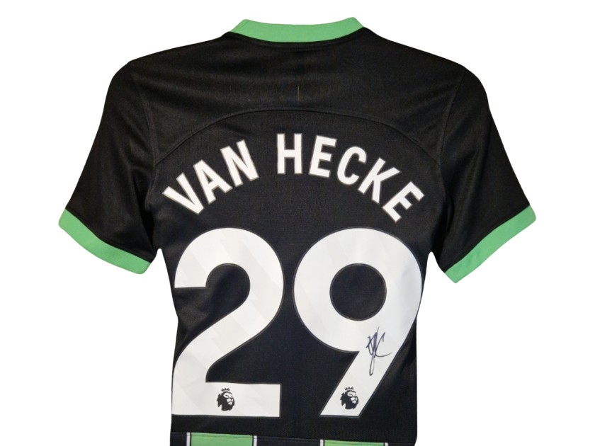 Jan Paul van Hecke Signed Brighton & Hove Albion 2023-24 Away Football Shirt COA
