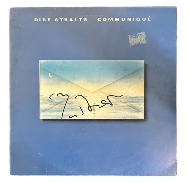 LP in vinile firmato da Mark Knopfler dei Dire Straits