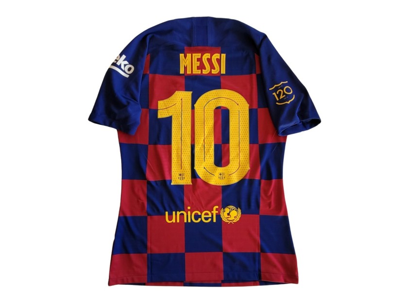 Messi's Match Shirt, Barcelona vs Arsenal - Gamper Trophy 2019