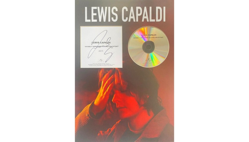 Lewis Capaldi Signed and Mounted CD