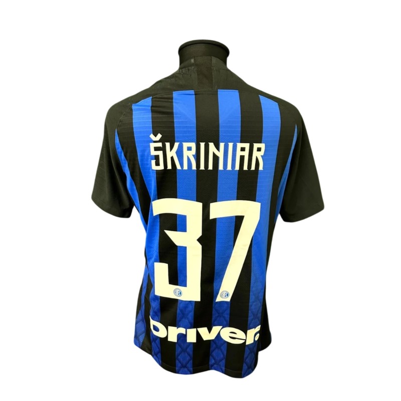 Skriniar's Inter Issued Shirt, 2018/19