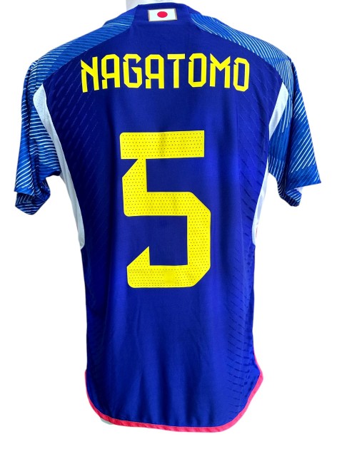 Nagatomo's Japan vs Spain Match-Issued Shirt, FIFA World Cup 2022