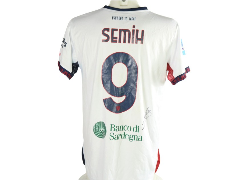 Maglia Semih Unwashed Sassuolo vs Cagliari, 2026 - Autografata