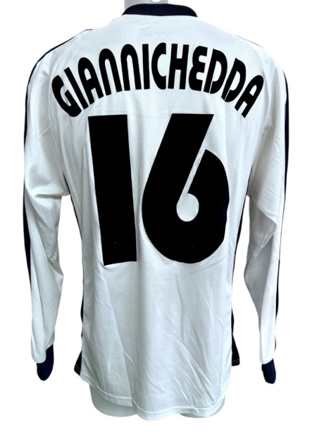 Giannichedda's Match-Worn Shirt, Lazio vs Juventus Italian Cup 2004 Final