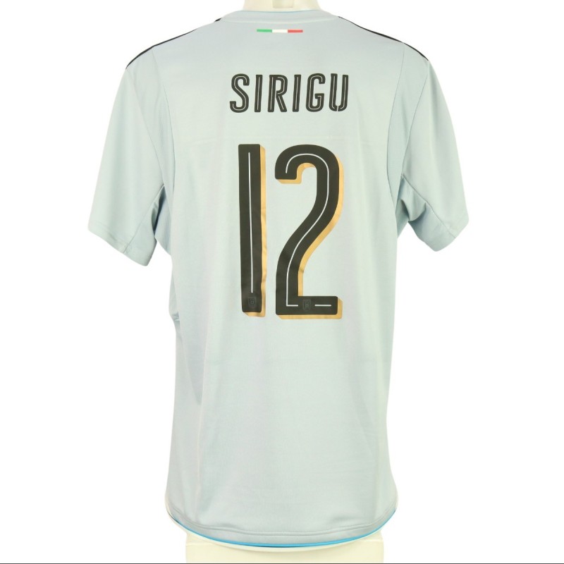 Sirigu's Italy Match Shirt, EURO 2016 Qualifiers