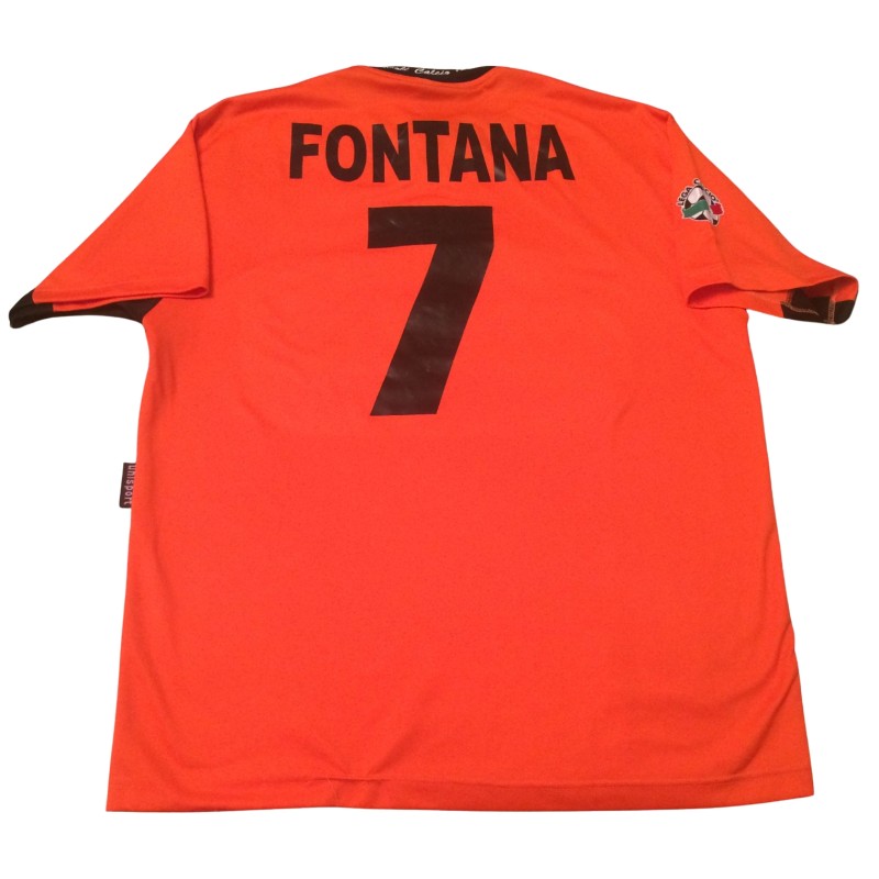 Fontana's Ascoli Match-Worn Shirt, 2003/04