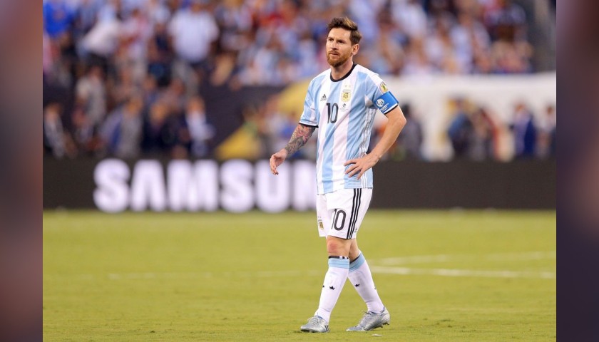 Messi's Argentina Worn Shorts, Copa America 2016