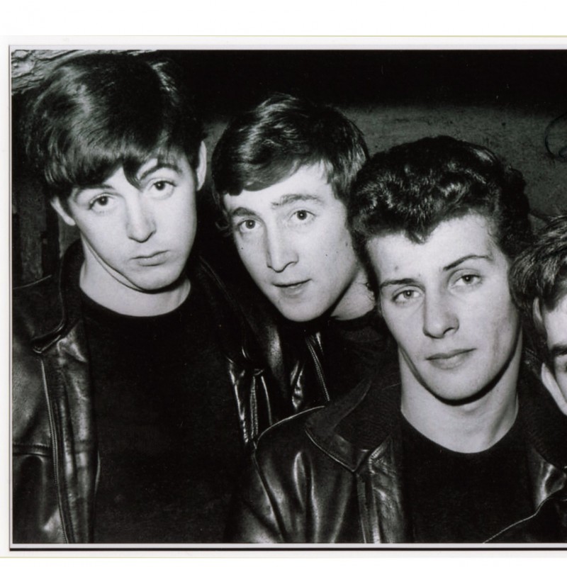 The Beatles photo signed by Pete Best 