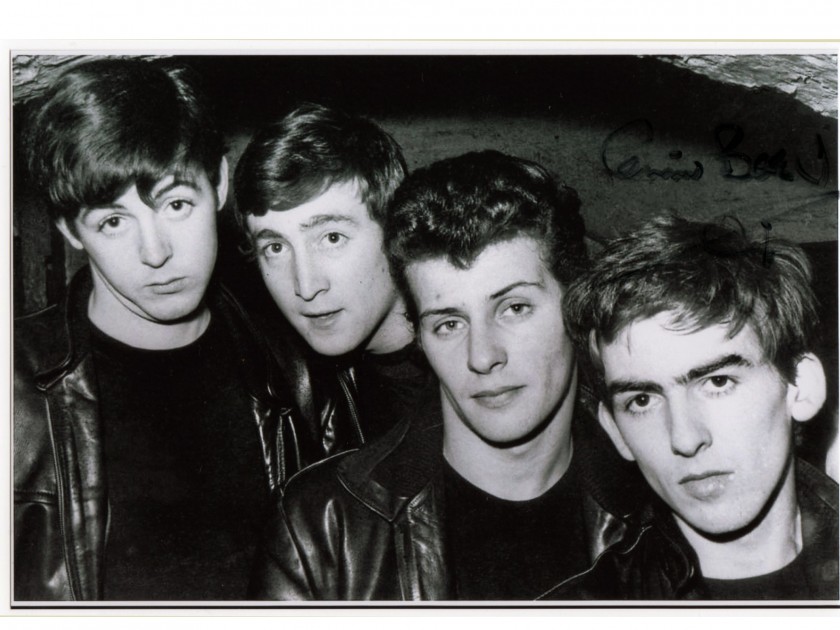 The Beatles photo signed by Pete Best 
