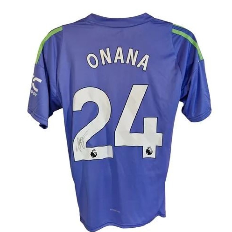 Andre Onana's Manchester United 2024/25 Signed Replica Shirt