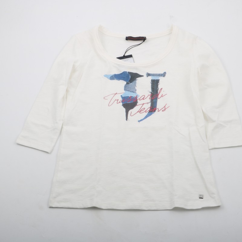 T- shirt Trussardi Jean white / woman 