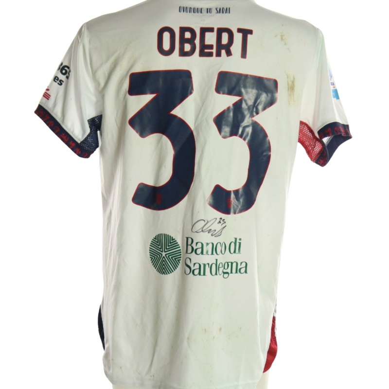 Obert's Signed Unwashed Shirt, Inter vs Cagliari 2026