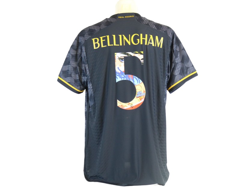Bellingham's Match-Issued Shirt, Juventus vs Real Madrid 2023