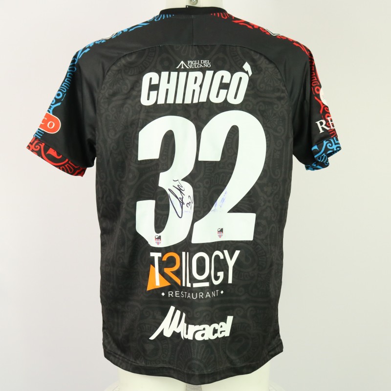 Chiricò's Unwashed Signed Shirt, Padova vs Catania - Coppa Italia Serie C 2024 Final