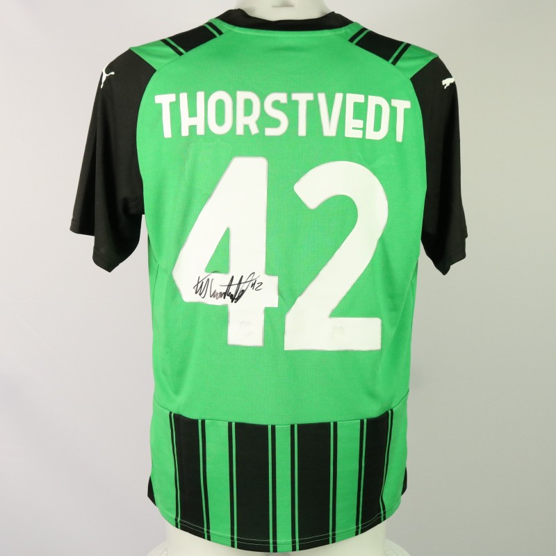 Thorstvedt Sassuolo Match-Issued and Signed Shirt, 2023/24