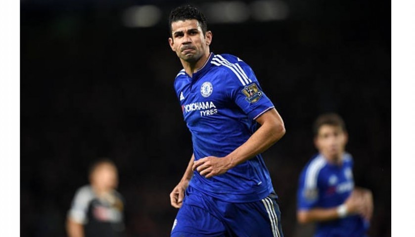 Diego Costa's Chelsea Match Shirt, 2015/16