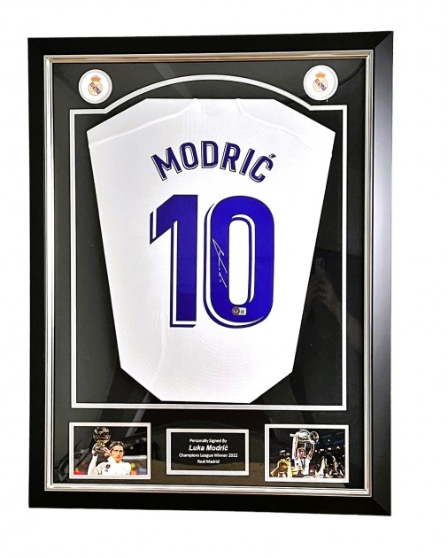 Luka Modric Real Madrid Autographed Home adidas Jersey